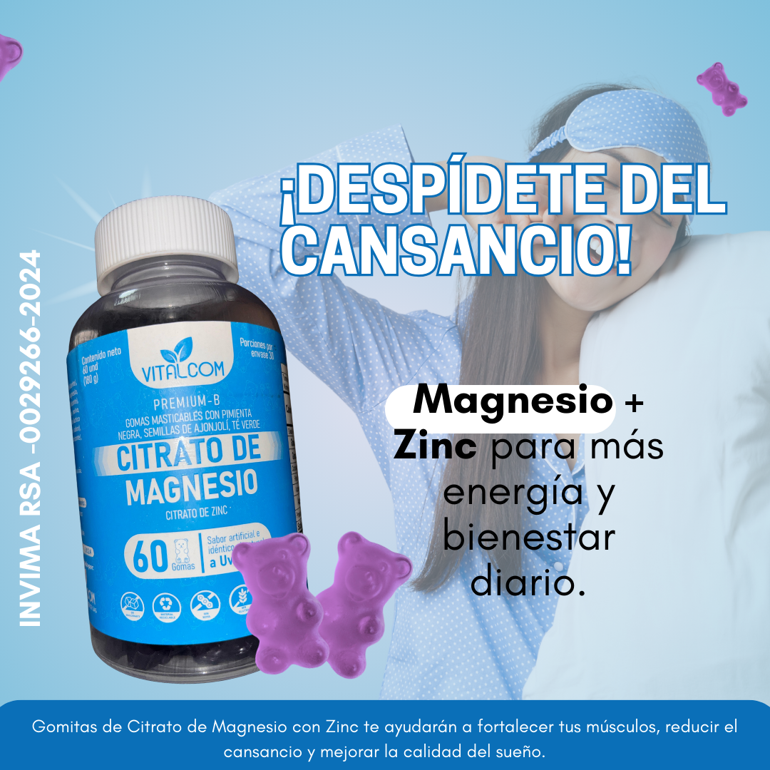 Gomas Citrato De Magnesio X60