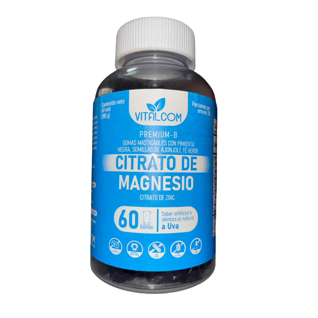 Gomas Citrato De Magnesio X60